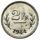 2 francs - type Libération (argent) – revers