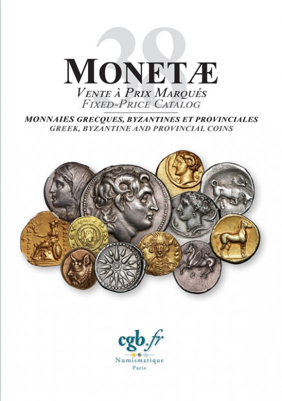 Couverture du catalogue MONETÆ 38